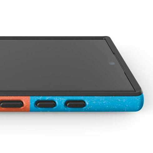Azerbaijan Flag Distressed Galaxy S25 Ultra Impact Case