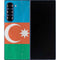 Azerbaijan Flag Distressed Galaxy Z Fold6 Skin