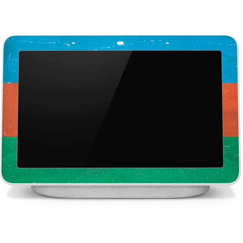 Azerbaijan Flag Distressed Google Home Hub Skin