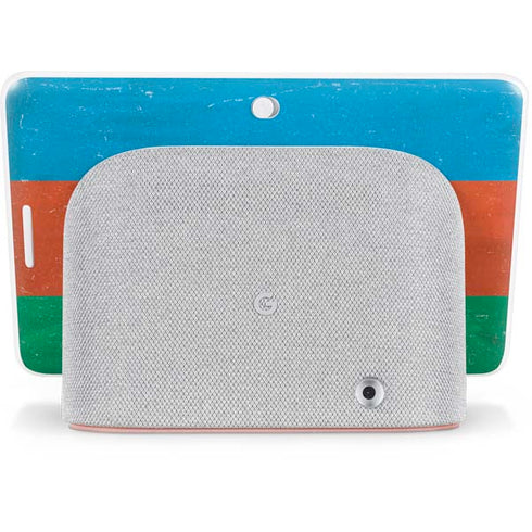 Azerbaijan Flag Distressed Google Home Hub Skin
