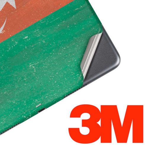 Azerbaijan Flag Distressed iPad Skins