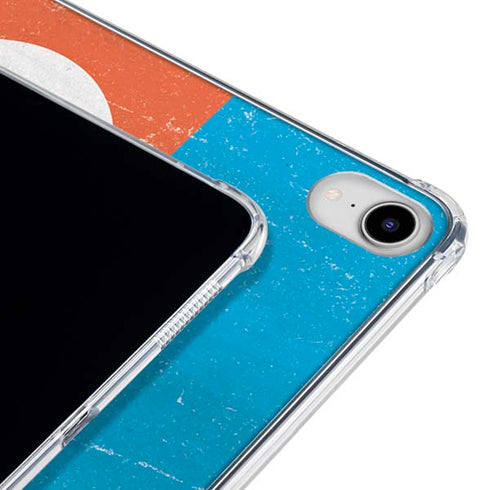 Azerbaijan Flag Distressed iPad 11th Gen (2025) Clear Case