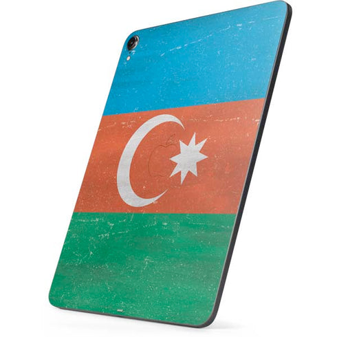 Azerbaijan Flag Distressed Apple iPad Pro Skin