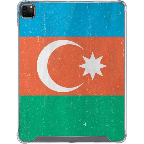Azerbaijan Flag Distressed iPad Cases