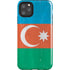 Azerbaijan Flag Distressed iPhone Cases