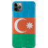 Azerbaijan Flag Distressed iPhone Cases