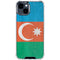 Azerbaijan Flag Distressed iPhone 15 Clear Case