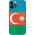 Azerbaijan Flag Distressed iPhone 15 Pro Max Skin
