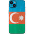 Azerbaijan Flag Distressed iPhone 15 Skin
