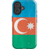Azerbaijan Flag Distressed iPhone 16 Impact Case