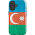 Azerbaijan Flag Distressed iPhone 16 Magsafe Impact Case