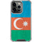 Azerbaijan Flag Distressed iPhone 16 Pro Clear Case