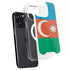 Azerbaijan Flag Distressed iPhone 16 Pro MagSafe Case