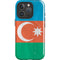 Azerbaijan Flag Distressed iPhone 16 Pro Magsafe Impact Case