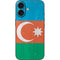 Azerbaijan Flag Distressed iPhone 16 Skin