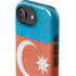 Azerbaijan Flag Distressed iPhone 16e Impact Case