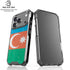Azerbaijan Flag Distressed iPhone 18 Pro Clear Case