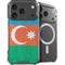 Azerbaijan Flag Distressed iPhone 18 Pro MagSafe Case