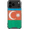 Azerbaijan Flag Distressed iPhone 18 Pro Max Clear Case