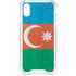 Azerbaijan Flag Distressed iPhone XS Clear Case