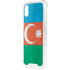 Azerbaijan Flag Distressed iPhone XS Clear Case