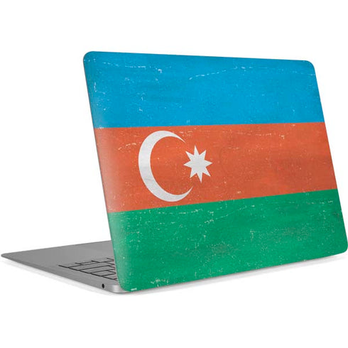 Azerbaijan Flag Distressed Apple MacBook Air Skin
