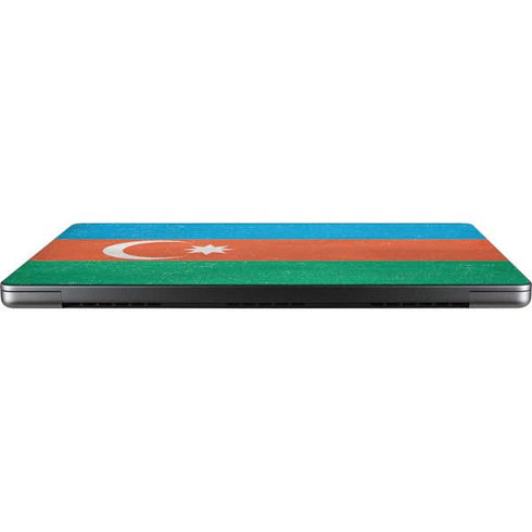 Azerbaijan Flag Distressed Apple MacBook Pro 14-inch Skin
