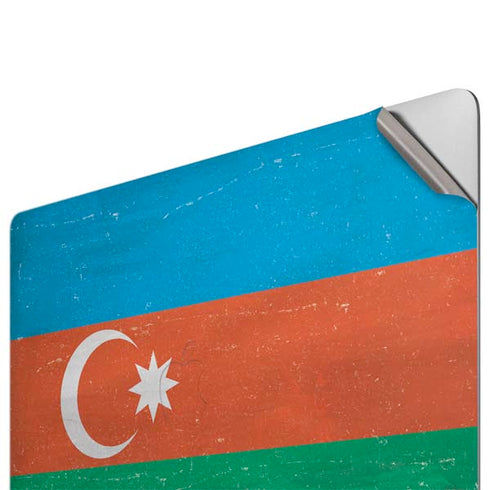 Azerbaijan Flag Distressed Apple MacBook Pro 16-inch Skin