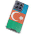 Azerbaijan Flag Distressed Moto G Power 5G (2025) Clear Case