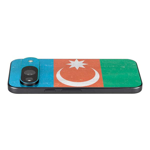 Azerbaijan Flag Distressed Google Pixel 9 Skin