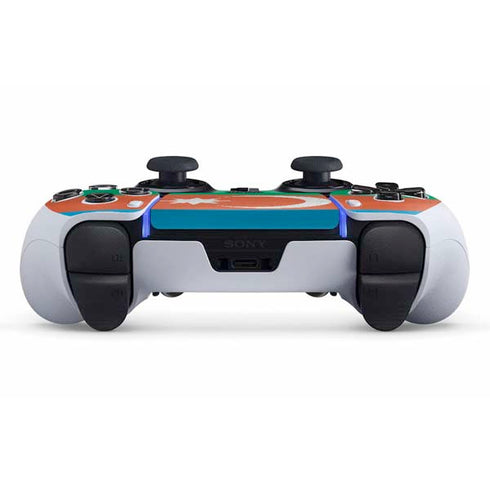 Azerbaijan Flag Distressed PS5 DualSense Edge Pro Controller Skin