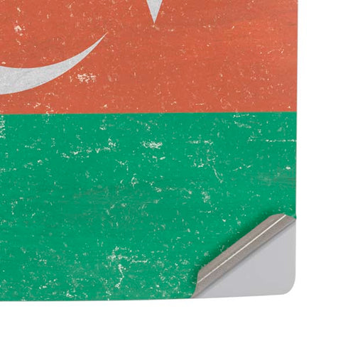 Azerbaijan Flag Distressed PS5 Pro Disk Console Skin