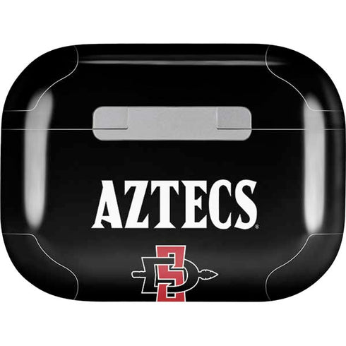 San Diego State University Aztecs Black AirPods Pro 2nd Gen Skin