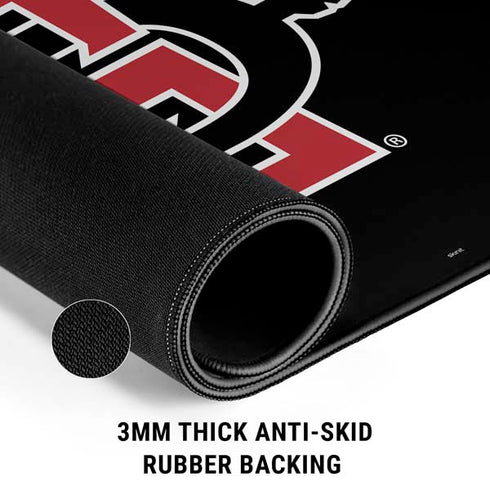 San Diego State University Aztecs Black Gaming Mouse Pad