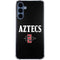 San Diego State University Aztecs Black Galaxy A35 5G Clear Case