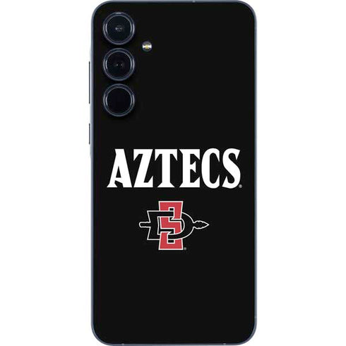 San Diego State University Aztecs Black Galaxy A35 5G Skin