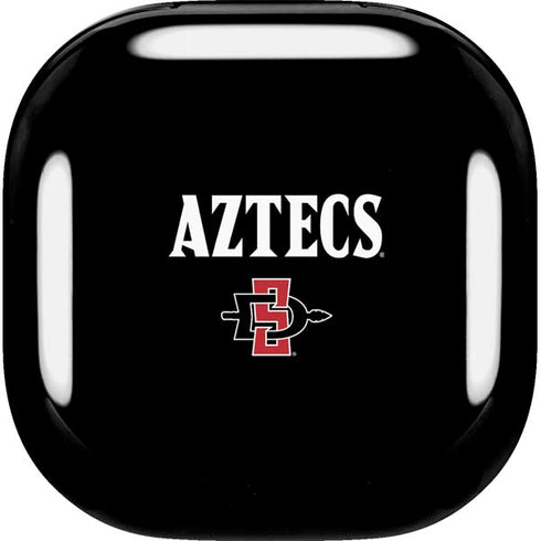San Diego State University Aztecs Black Galaxy Buds Live Skin