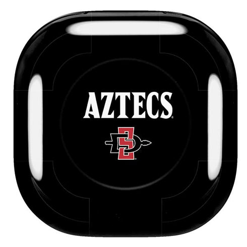 San Diego State University Aztecs Black Galaxy Buds Live Skin