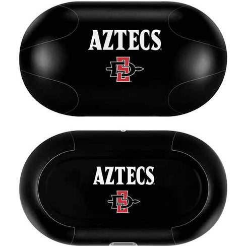 San Diego State University Aztecs Black Galaxy Buds Plus Skin