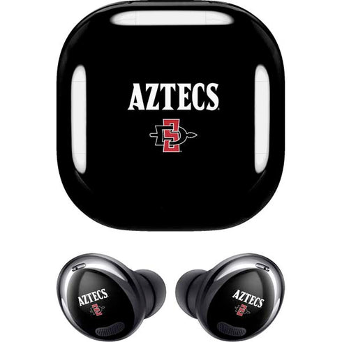 San Diego State University Aztecs Black Galaxy Buds Pro Skin