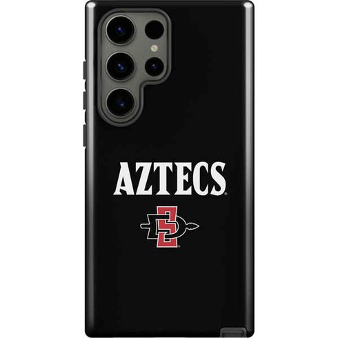 San Diego State University Aztecs Black Galaxy S23 Ultra Pro Case