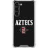 San Diego State University Aztecs Black Galaxy S24 FE Clear Case
