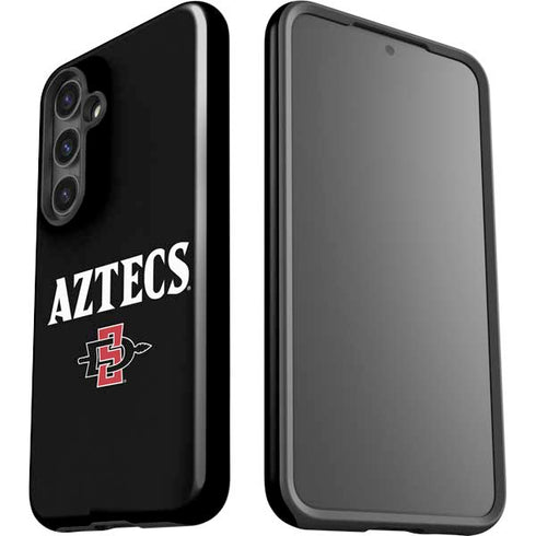 San Diego State University Aztecs Black Galaxy S25 Impact Case