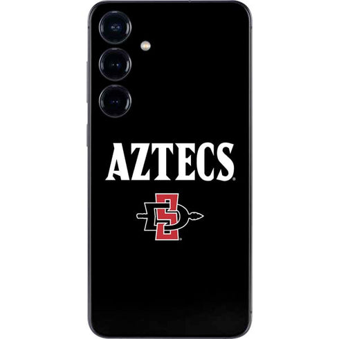 San Diego State University Aztecs Black Galaxy S25 Plus Skin
