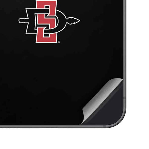San Diego State University Aztecs Black Galaxy S25 Plus Skin
