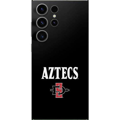 San Diego State University Aztecs Black Galaxy S25 Ultra Skin