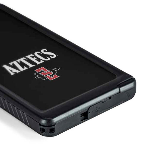 San Diego State University Aztecs Black Galaxy S24 Ultra Waterproof Case