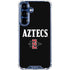 San Diego State University Aztecs Black Galaxy S25 Plus Clear Case