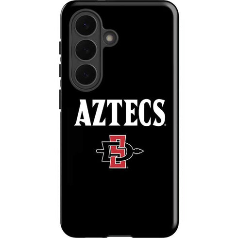 San Diego State University Aztecs Black Galaxy S26 Plus Impact Case