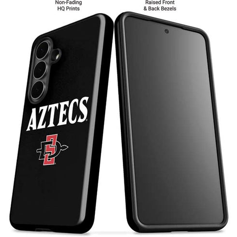 San Diego State University Aztecs Black Galaxy S26 Plus Impact Case